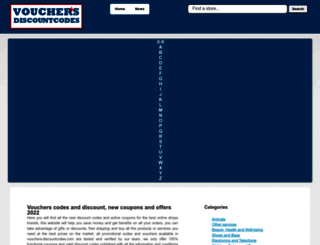 vouchers-discountcodes.com screenshot