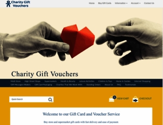vouchers4charity.org.uk screenshot