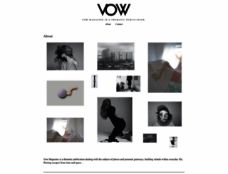 vow-magazine.com screenshot