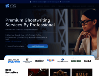 voxghostwriting.com screenshot