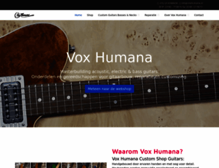 voxhumana.nl screenshot