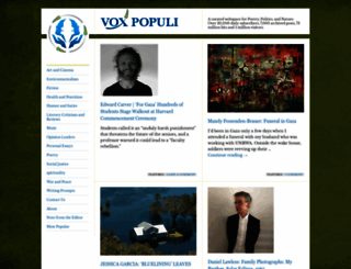 voxpopulisphere.com screenshot