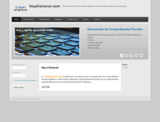 voyafacturar.com screenshot