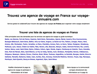 voyage-annuaire.com screenshot