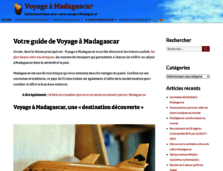 voyage-madagascar.org screenshot