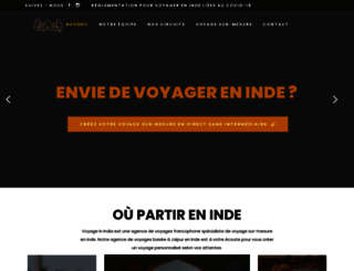 voyageinindia.fr screenshot