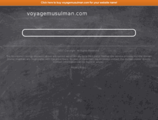 voyagemusulman.com screenshot