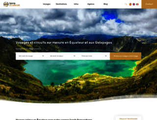 voyages-equateur.com screenshot