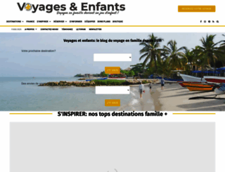 voyagesetenfants.com screenshot