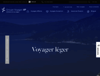 voyagesfleurdelys.com screenshot