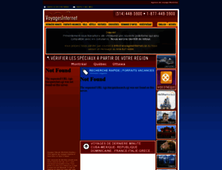 voyagesinternet.com screenshot