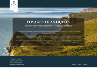 voyagestoantiquity.com screenshot