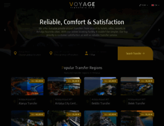 voyagetransfers.com screenshot