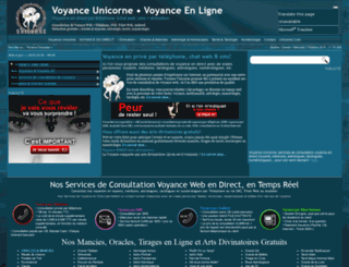 voyance.unicorne.com screenshot