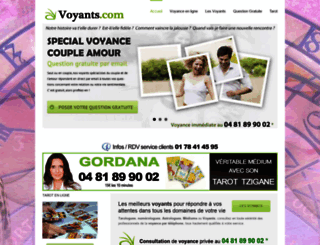 voyants.com screenshot