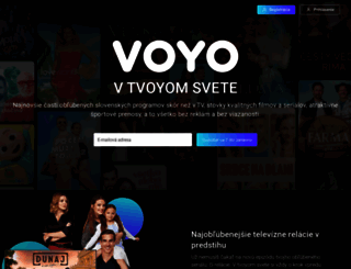 voyo.markiza.sk screenshot