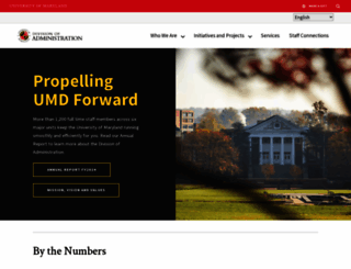 vpaf.umd.edu screenshot