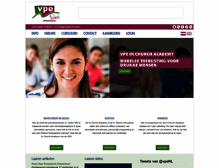 vpeopleidingen.nl screenshot