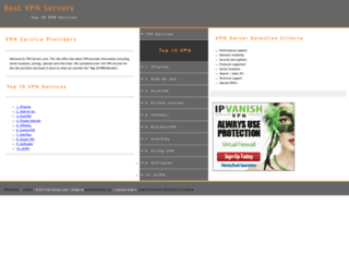 vpn-servers.com screenshot