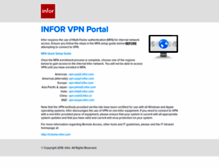 vpn.infor.com screenshot