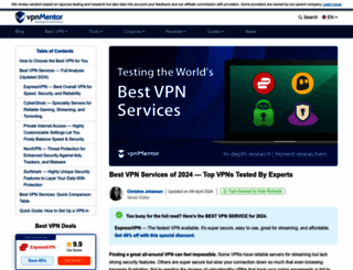 vpnmentor.com screenshot