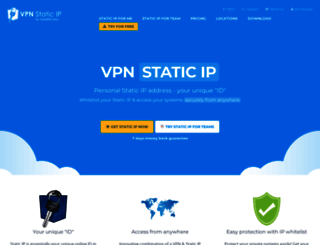 vpnstaticip.com screenshot