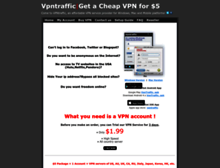 vpntraffic.com screenshot