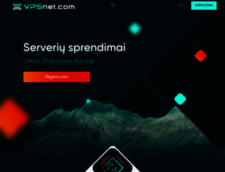 vpsnet.lt screenshot