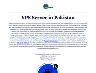 vpspakistan.com screenshot