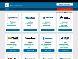 vpspromocodes.com screenshot