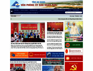 vpubnd.angiang.gov.vn screenshot