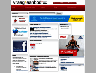 vraagenaanbod.com screenshot