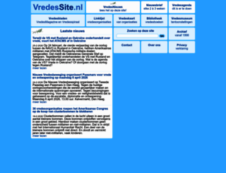 vredessite.nl screenshot