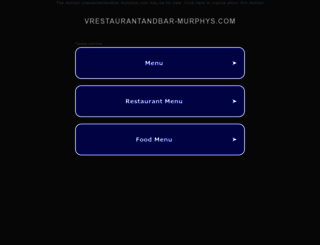 vrestaurantandbar-murphys.com screenshot