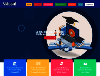 vriddhisoftware.com screenshot