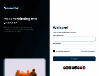 vriendenplek.nl screenshot