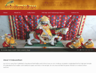 vrindavandham.org screenshot