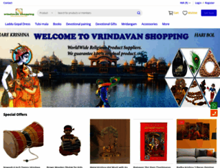 vrindavanshopping.com screenshot