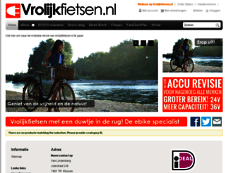 vrolijkfietsen.nl screenshot