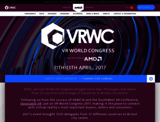 vrworldcongress.com screenshot