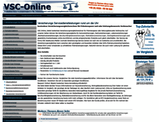 vsc-online-service.de screenshot