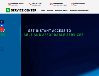vservicecenter.com screenshot