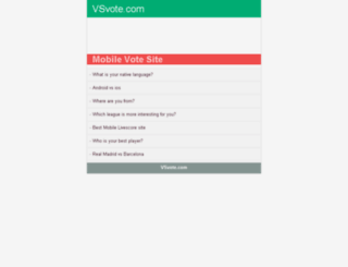 vsvote.com screenshot