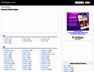 vt.allpages.com screenshot