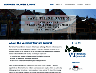 vttourismsummit.org screenshot