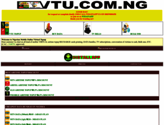 vtu.com.ng screenshot