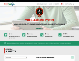 vtu.learnengg.com screenshot