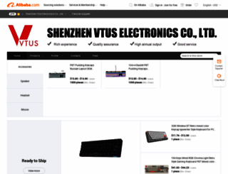 vtuselectronics.en.alibaba.com screenshot
