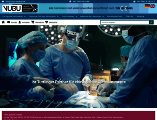 vubu-medical.de screenshot