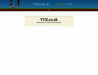 vue.co.uk screenshot
